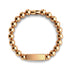 Or rose | Bracelet barre dorée | De luxe